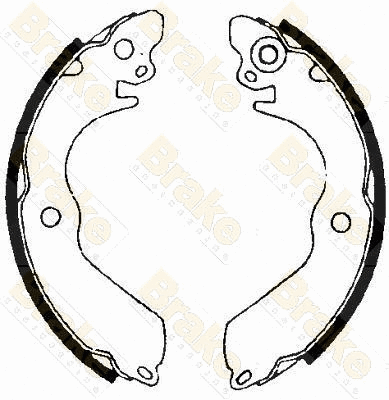 Brake Shoe Set (SH2422)