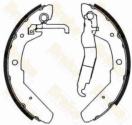 Brake Shoe Set (SH1173)