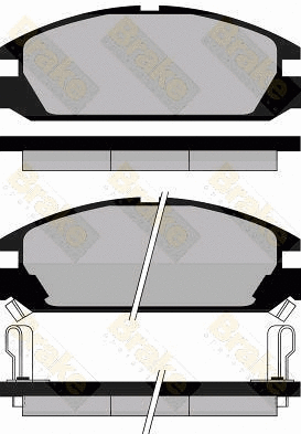 Brake Pad Set, disc brake (PA463)