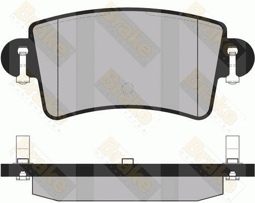 Brake Pad Set, disc brake (PA1302)