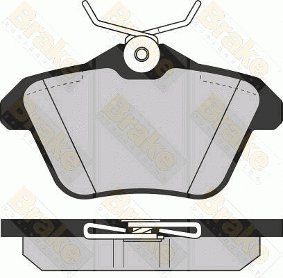 Brake Pad Set, disc brake (PA1236)