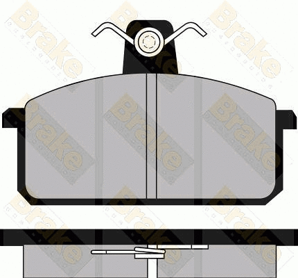 Brake Pad Set, disc brake (PA350)