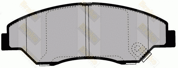 Brake Pad Set, disc brake (PA1451)