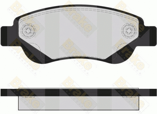 Brake Pad Set, disc brake (PA1666)