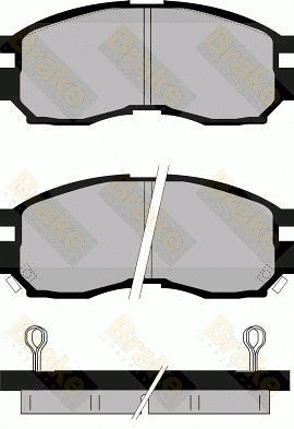 Brake Pad Set, disc brake (PA783)