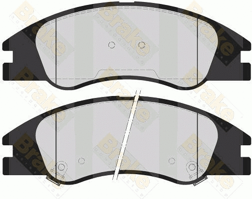Brake Pad Set, disc brake (PA1579)