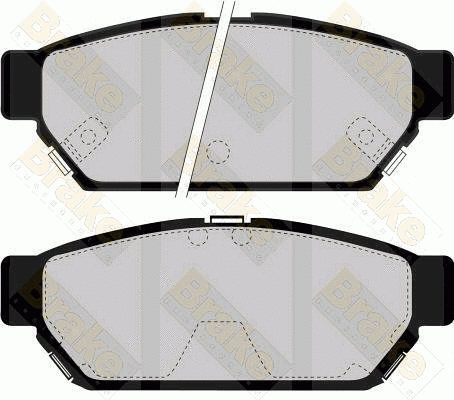 Brake Pad Set, disc brake (PA1073)