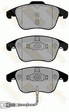 Brake Pad Set, disc brake (PA1801)