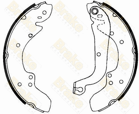 Brake Shoe Set (SH1152)