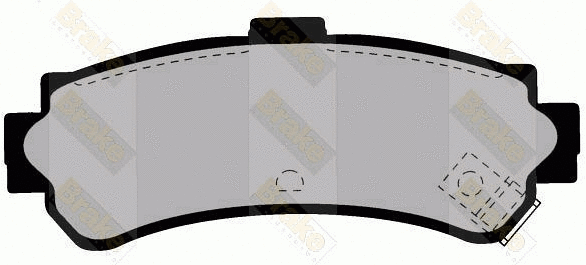 Brake Pad Set, disc brake (PA1376)