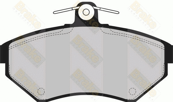 Brake Pad Set, disc brake (PA1186)