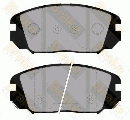 Brake Pad Set, disc brake (PA1824)