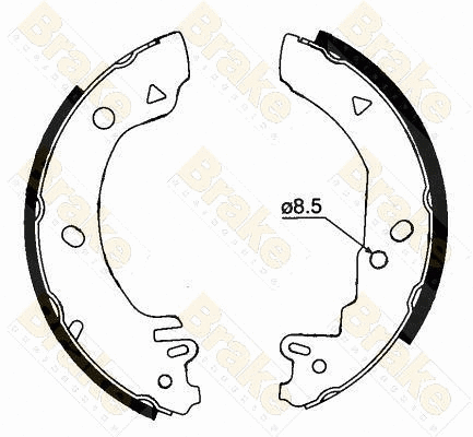 Brake Shoe Set (SH1280)