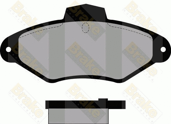 Brake Pad Set, disc brake (PA973)