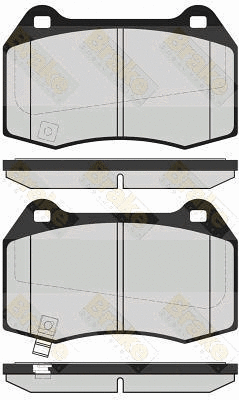 Brake Pad Set, disc brake (PA1587)