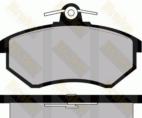 Brake Pad Set, disc brake (PA381)