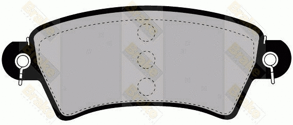 Brake Pad Set, disc brake (PA1247)
