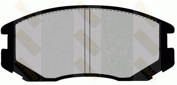 Brake Pad Set, disc brake (PA1369)