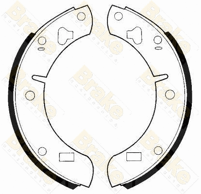 Brake Shoe Set (SH2129)