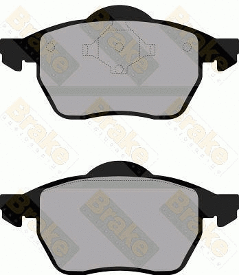 Brake Pad Set, disc brake (PA1207)