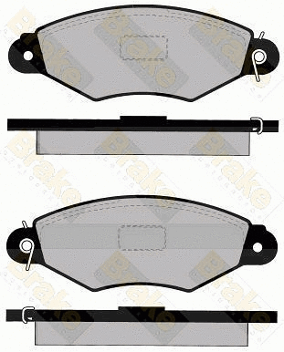 Brake Pad Set, disc brake (PA1155)