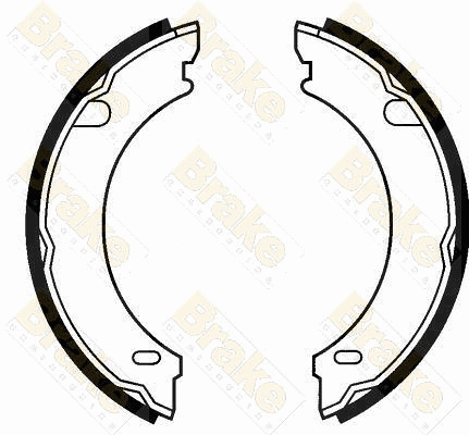 Brake Shoe Set, parking brake (SH2576)