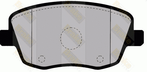 Brake Pad Set, disc brake (PA1462)