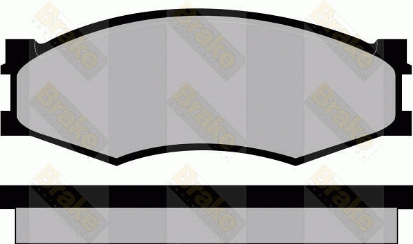 Brake Pad Set, disc brake (PA358)