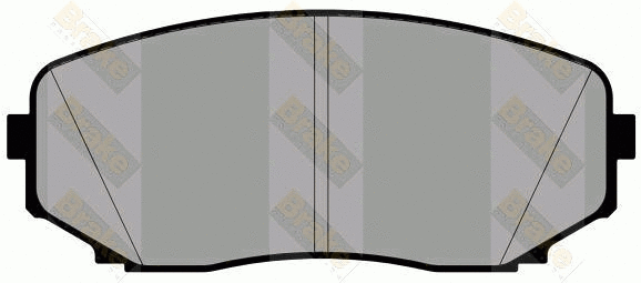 Brake Pad Set, disc brake (PA1818)