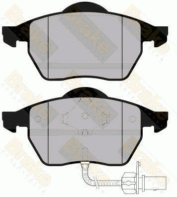Brake Pad Set, disc brake (PA1165)