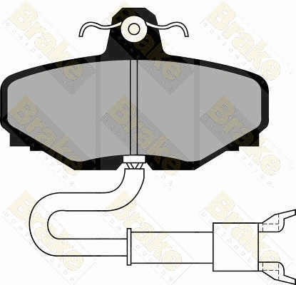 Brake Pad Set, disc brake (PA527)