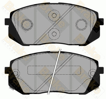Brake Pad Set, disc brake (PA1873)