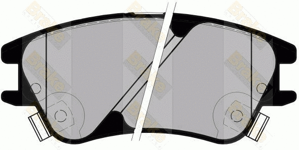 Brake Pad Set, disc brake (PA1721)