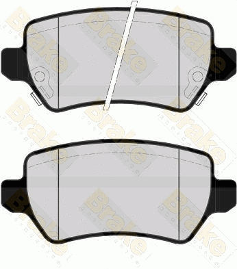 Brake Pad Set, disc brake (PA1520)