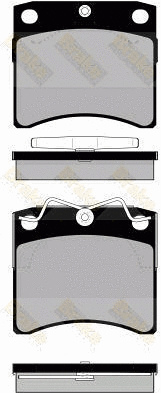 Brake Pad Set, disc brake (PA1152)