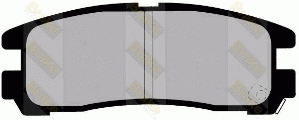 Brake Pad Set, disc brake (PA781)