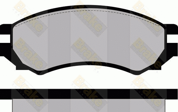 Brake Pad Set, disc brake (PA570)