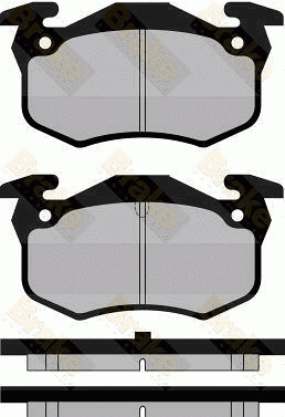 Brake Pad Set, disc brake (PA446)