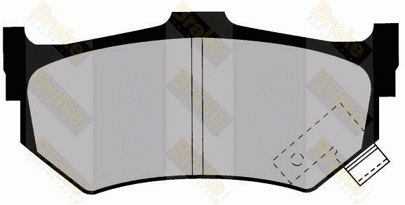 Brake Pad Set, disc brake (PA370)