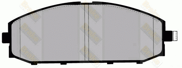 Brake Pad Set, disc brake (PA1382)