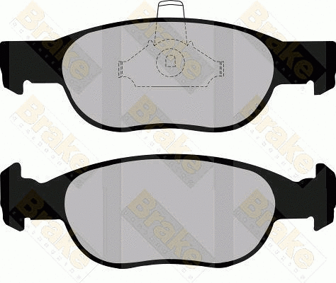 Brake Pad Set, disc brake (PA1161)