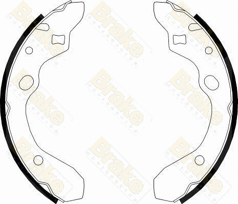 Brake Shoe Set (SH2492)
