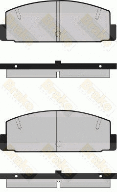 Brake Pad Set, disc brake (PA367)