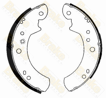 Brake Shoe Set (SH2222)