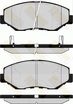 Brake Pad Set, disc brake (PA1518)
