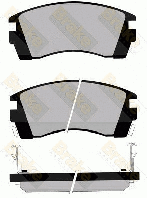 Brake Pad Set, disc brake (PA1008)