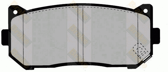 Brake Pad Set, disc brake (PA1353)