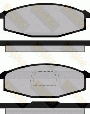Brake Pad Set, disc brake (PA794)