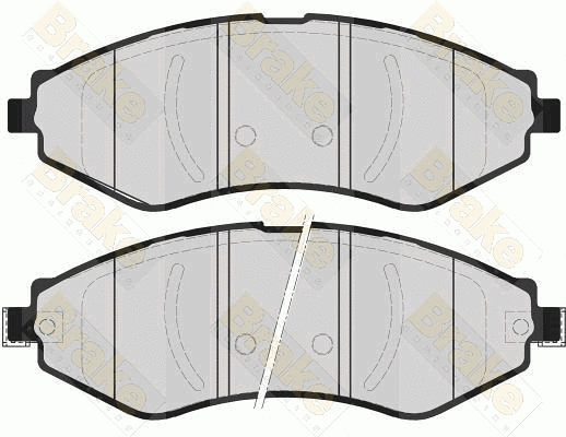 Brake Pad Set, disc brake (PA1601)