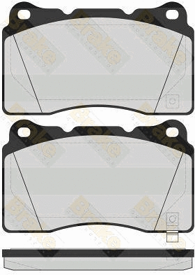 Brake Pad Set, disc brake (PA1591)
